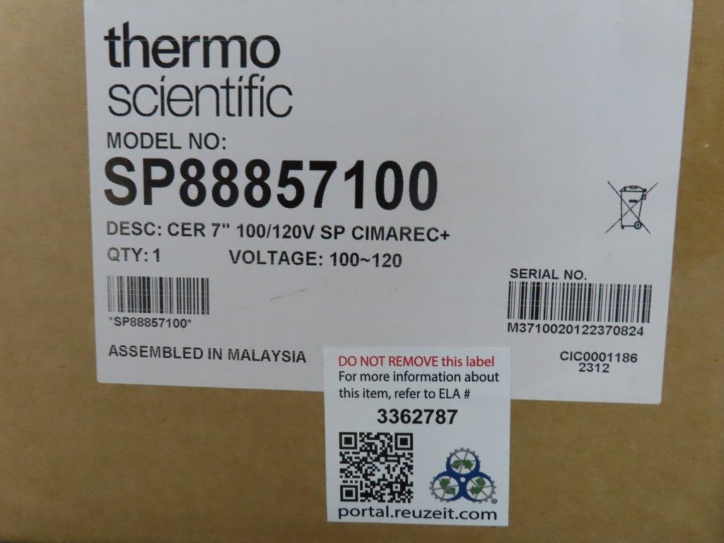 Thermo SP88857100 Digital Hotplate Stirrer with Cables Near-New Condition